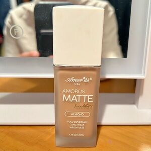 Amorus Matte Makeup Shade Almond Used Twice